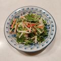 まんまるまうちゃん's cooksnap of when they made 大根カニカマ水菜のマヨわさび醤油サラダ♬.