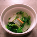 クック0N90DR☆'s cooksnap of when they made お茶漬けの素で　簡単　白菜のナムル.