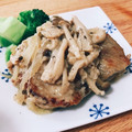 coco２'s cooksnap of when they made 鶏の梨マリネ☆ホワイトマヨソース.