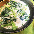 くまんぼう's cooksnap of when they made 小松菜と油揚げのクリーム煮.