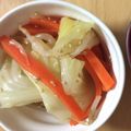 ルルルるか☆'s cooksnap of when they made 【簡単ヘルシー】キャベツとモヤシのナムル.