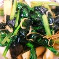 miyo0221's cooksnap of when they made 【糖質制限】きのこと小松菜の醤油炒め.