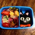 ひがががが's cooksnap of when they made ★簡単遠足キャラ弁♪黒猫のジジ弁当★.