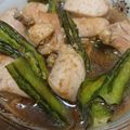 amadokoro's cooksnap of when they made 四角豆と親鳥炒め.