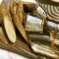 ☆Rokko☆'s cooksnap of when they made 圧力鍋で❀さんまとゴボウの黒酢煮❀.