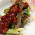 咲わんこ's cooksnap of when they made レンジでチンして簡単♪ドームキャベツ☆.