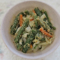 mmameco's cooksnap of when they made きゃべつといんげんの胡麻和え.