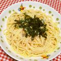tokotann's cooksnap of when they made 簡単！和風！?明太子パスタ.