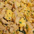 はな♡あや's cooksnap of when they made 玉子豆腐で失敗ゼロ！豚ニラ玉.