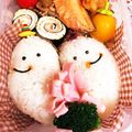 ♪sun♪sun♪'s cooksnap of when they made キャラ弁＊簡単♪ラブラブ♡ハロウィン弁当.