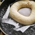 かあちー's cooksnap of when they made フライパン＆薄力粉で！簡単ベーグルサンド.