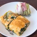 たまごころころ★☆'s cooksnap of when they made 簡単♬ ほうれん草のお浸し入り卵焼き♬.