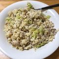 もり公's cooksnap of when they made 簡単♪キャベツ椎茸の牛豚合挽肉チャーハン.