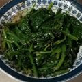 ポポポポポフィ〜♡'s cooksnap of when they made ほうれん草のきな粉ごま和え.