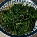 ポポポポポフィ〜♡'s cooksnap of when they made ほうれん草のきな粉ごま和え.