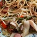 クックS5N2AF☆'s cooksnap of when they made きのこの和風パスタ 甜麺醤味.
