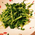 ☆ichika＊☆'s cooksnap of when they made 豆苗だけ！塩酒粕で簡単美味しい炒め物.