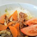 イエローバード's cooksnap of when they made 簡単！豚丼☆豚の生姜焼き風.