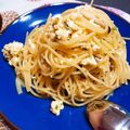 nana10nene's cooksnap of when they made お茶漬けの素で簡単！和風卵クリームパスタ.
