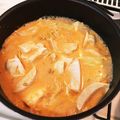 ももーりん's cooksnap of when they made あったまろ♡豆乳チゲスープ鍋.