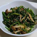 ひろちゃん☆ママ's cooksnap of when they made ★ほうれん草としめじのごま和え★.