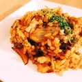 るっくｻﾝ。's cooksnap of when they made 覚え書き 簡単キムチチャーハン.