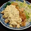 なおたろべ's cooksnap of when they made レンジで簡単！鶏南蛮(タルタル添え).