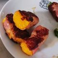 たりゆっちぃ's cooksnap of when they made かぼちゃ煮リメイク♪　かぼちゃベーコン☺.
