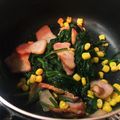 ちろ531's cooksnap of when they made 万能副菜！ほうれん草とベーコンのソテー.