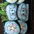 ★ぶにゃ★'s cooksnap of when they made ぶきっちょさんの飾り太巻き〜お花Ver..