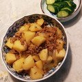 晴～♪'s cooksnap of when they made 簡単♡ジャガイモのそぼろ煮☆.