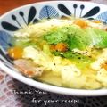 inyako's cooksnap of when they made ウィンナーと卵・トマトのスープ☆朝食にも.