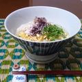 ダイナマイト漆黒's cooksnap of when they made ゆかりちょい足し、梅昆布茶でさっぱり素麺.