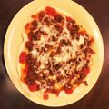 kAzutoカナリン's cooksnap of when they made 和風イタリアン☆豚の甘辛そぼろピッツァ.