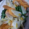 ふぁんたにゃん's cooksnap of when they made 柿と蕪と春菊の彩りサラダ.