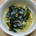 みかん主婦's cooksnap of when they made ｿｯｺｰ＊玉ねぎとﾜｶﾒで簡単ｽｰﾌﾟ！.