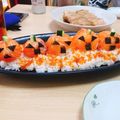 tra1021's cooksnap of when they made 【ハロウィン】サーモンで簡単手まり寿司♪.