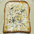 ヤス＠武州川崎's cooksnap of when they made ❁玉ねぎとコーンと胡麻のトースト❁.