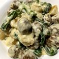 なびろめ's cooksnap of when they made ふわふわチキンボールのカレークリーム煮★.