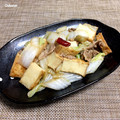 Chikatan☆'s cooksnap of when they made 白菜と厚揚げのピリ辛そぼろ餡.