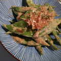 ごちちった's cooksnap of when they made 茹でない♫いんげんの胡麻マヨ和え.