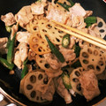 がっつママ's cooksnap of when they made ☆豚と蓮根とオクラのスタミナ炒め☆.