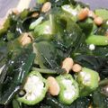 桃のゴンザレス's cooksnap of when they made ご飯のお供に！オクラ納豆ワカメの和え物.