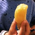 みぃちゃん175's cooksnap of when they made トースターで焼き芋♡.