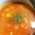 ウズラのズラ's cooksnap of when they made トマト缶で具だくさんのミネストローネ.