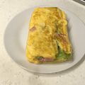 いも39's cooksnap of when they made ☆レタスとハムチーズの卵焼き☆.