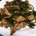 ざらめゆ's cooksnap of when they made 豚肉とほうれん草の甜面醤炒め.