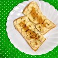 ふたごゆき's cooksnap of when they made ココナッツオイルでバナナトースト.