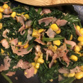 クックXLCXYQ☆'s cooksnap of when they made ❤ほうれん草とベーコンのマヨ醤油炒め❤.