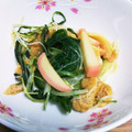 ゆかみちこ's cooksnap of when they made ♡水菜のさっと煮　柚子コショウ風味♡.